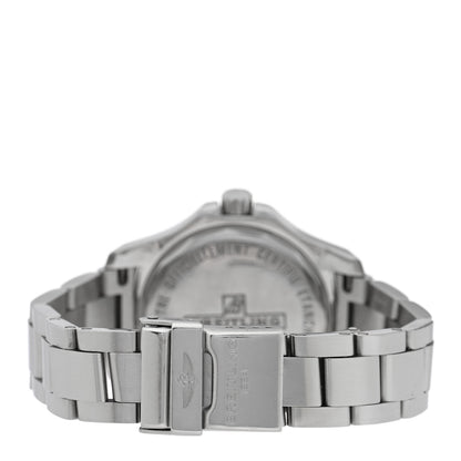 Breitling Stainless Steel Diamond Bezel 33mm Colt Lady Quartz Watch White A7738853 3 of 4