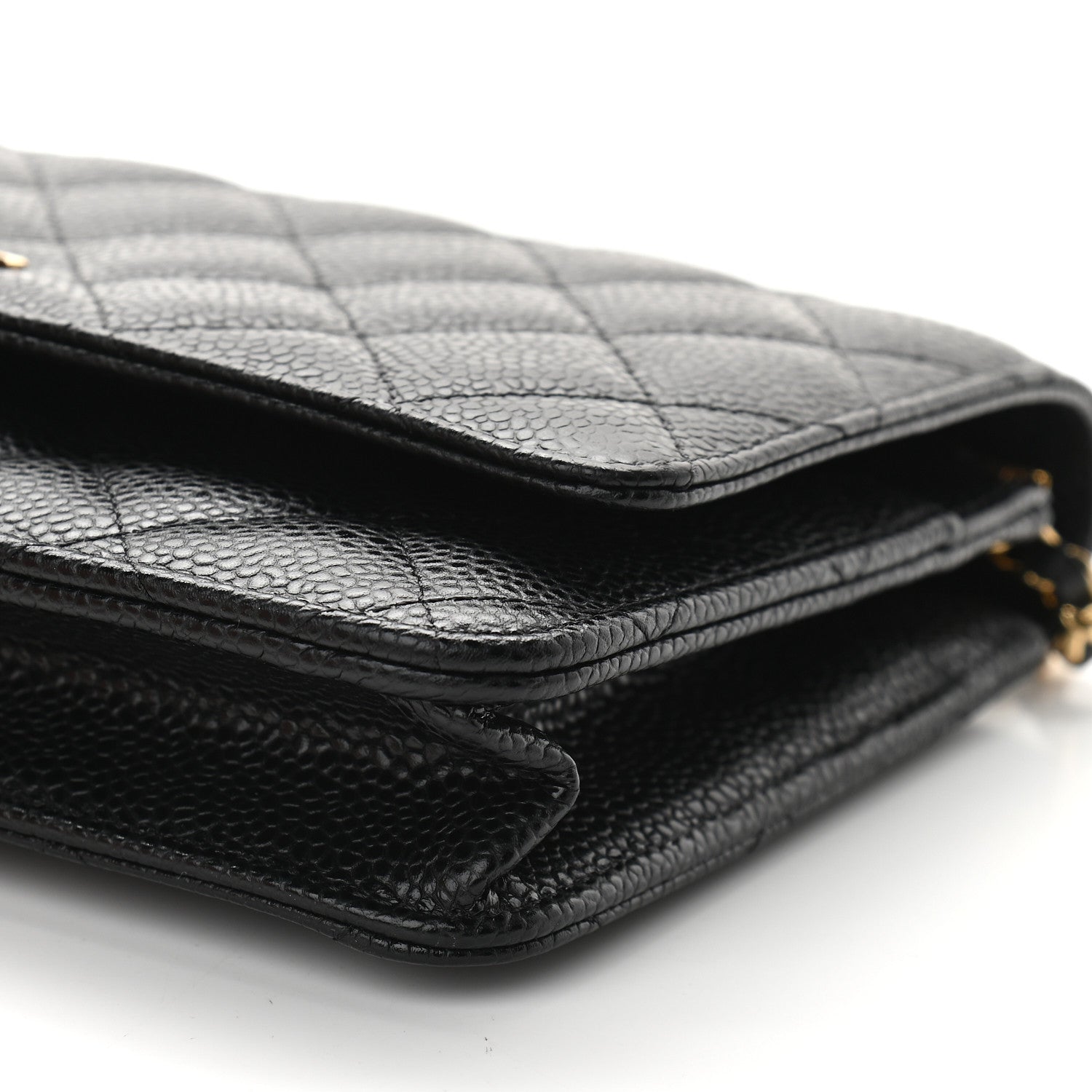 Chanel Caviar Quilted Wallet On Chain WOC Black 10 of 10