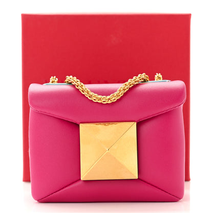 Valentino Garavani Nappa Micro One Stud Chain Bag Blossom 12 of 12