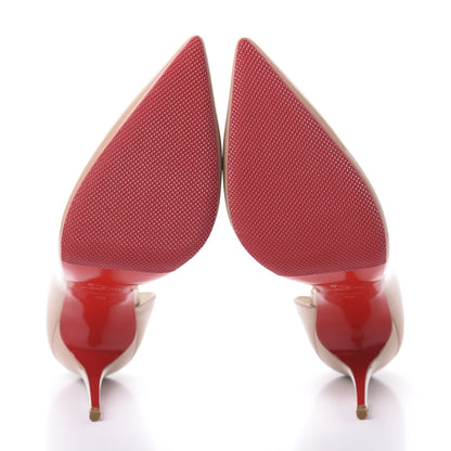 Christian Louboutin Patent Iriza 100 Pumps 40 Nude 5 of 11
