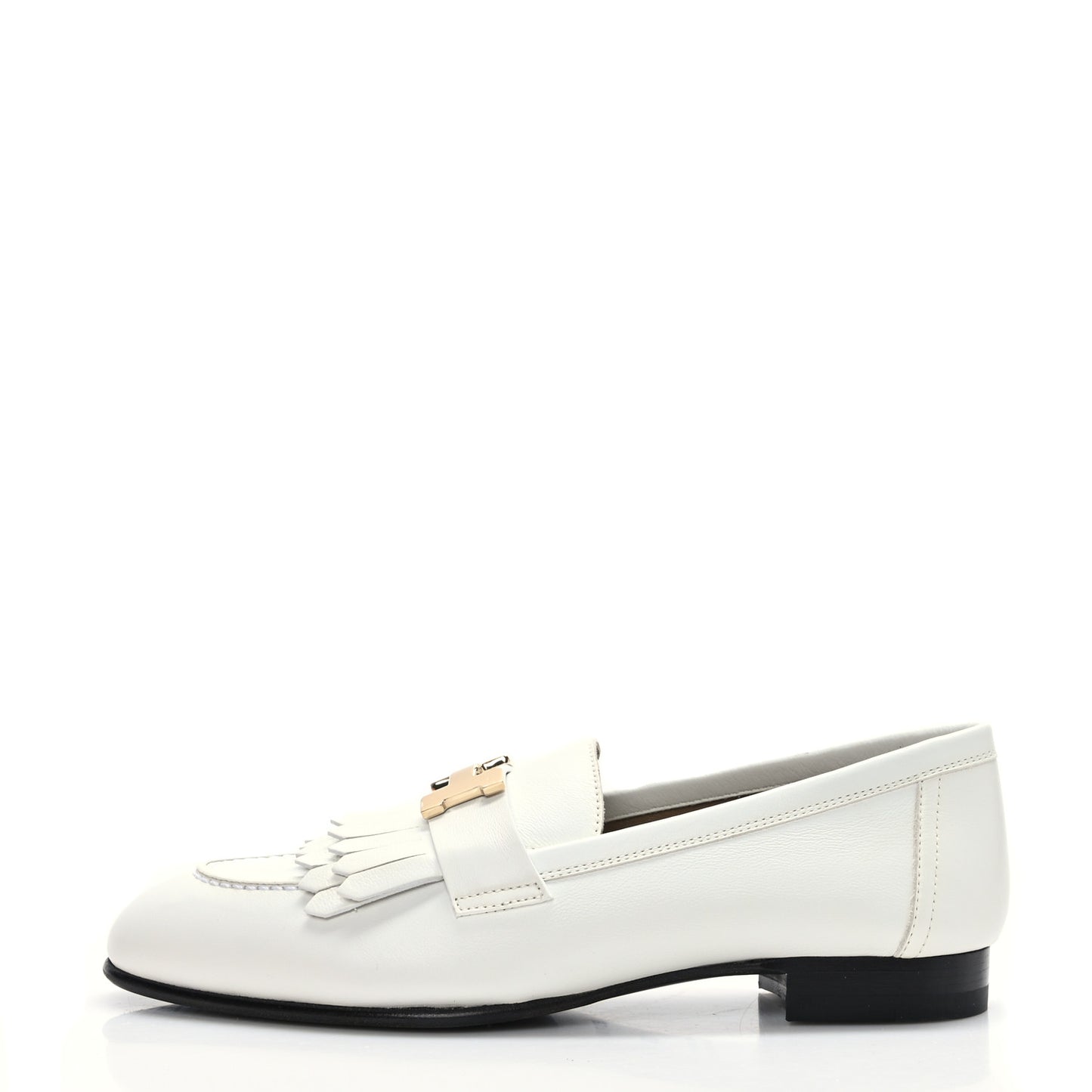 Calfskin Womens Royal Loafer 36 White