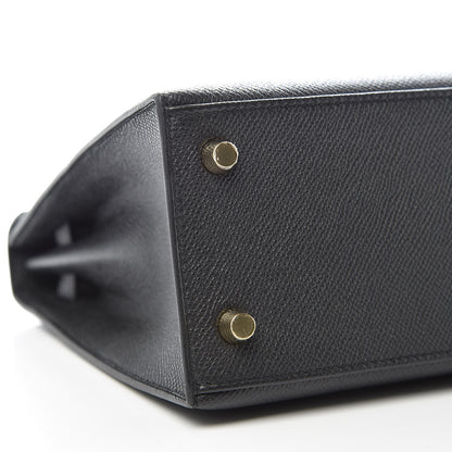Hermes Epsom Kelly Sellier 25 Black 7 of 38