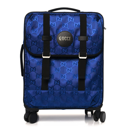 Gucci Econyl Nylon Monogram Off The Grid Suitcase Guilted Blue Black 1 of 9