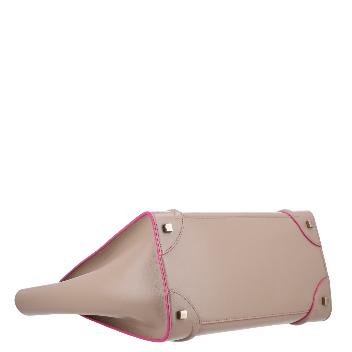 Palmelato Calfskin Mini Luggage Beige