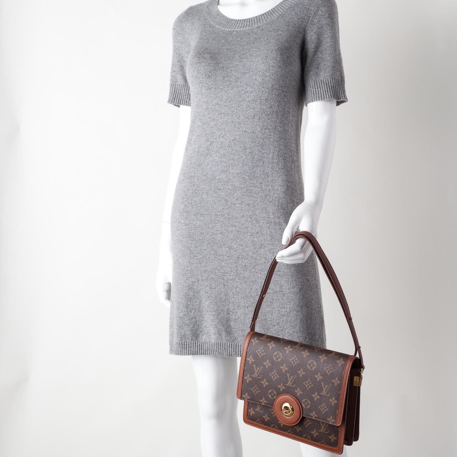 Louis Vuitton Monogram Raspail Shoulder Bag 2 of 9