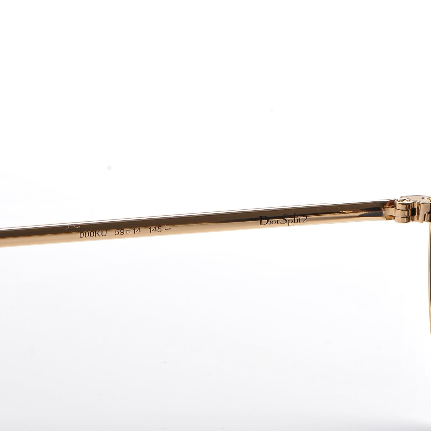 Split 1 Aviator Sunglasses Navy Gold