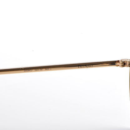 Christian Dior Split 1 Aviator Sunglasses Navy Gold 6 of 6