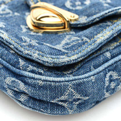 Louis Vuitton Denim Fairfax Pochette Blue 9 of 9