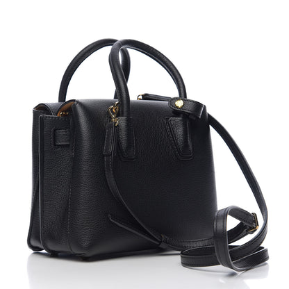 MCM Grained Calfskin Mini Milla Tote Black 2 of 8