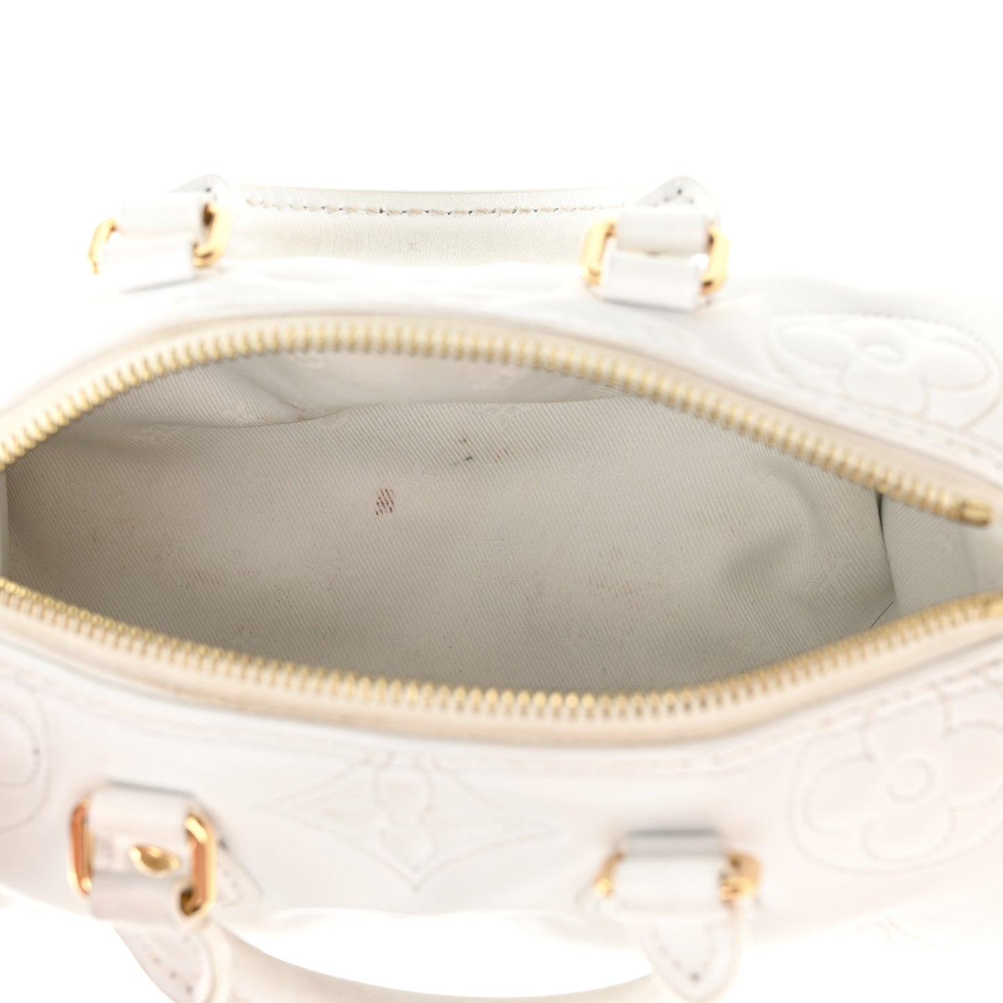 Calfskin Bubblegram Papillon BB Snow White
