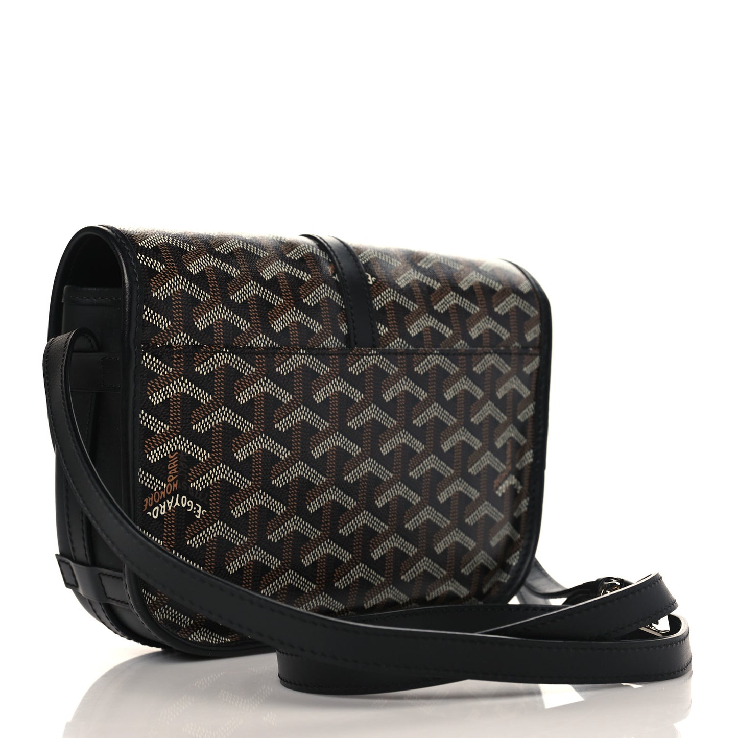 Goyardine Belvedere II PM Messenger Bag Black