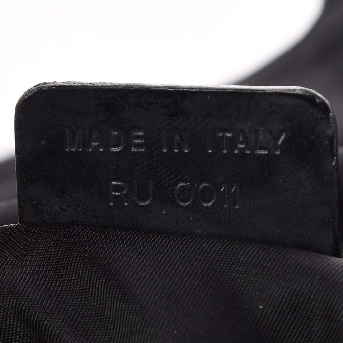 Nylon Saddle Bag Black