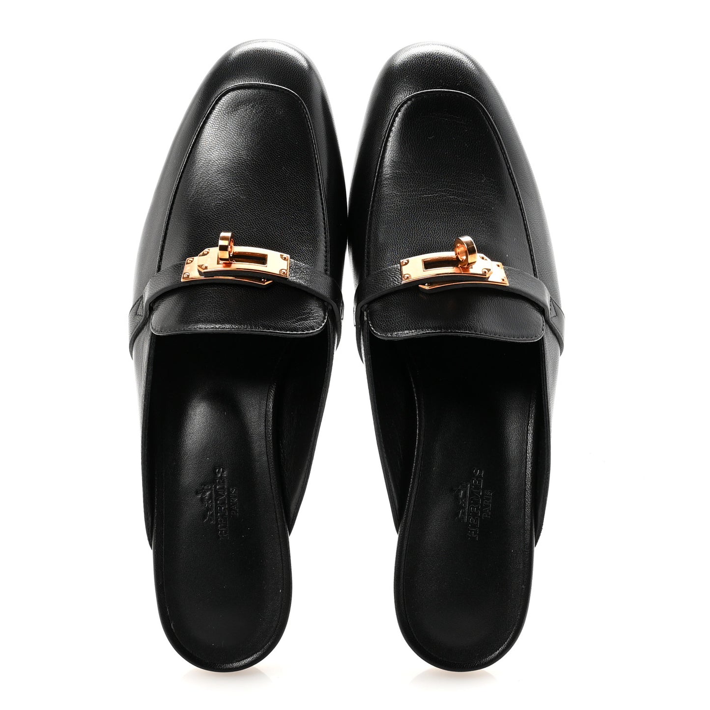 Goatskin Oz Mules 38.5 Black
