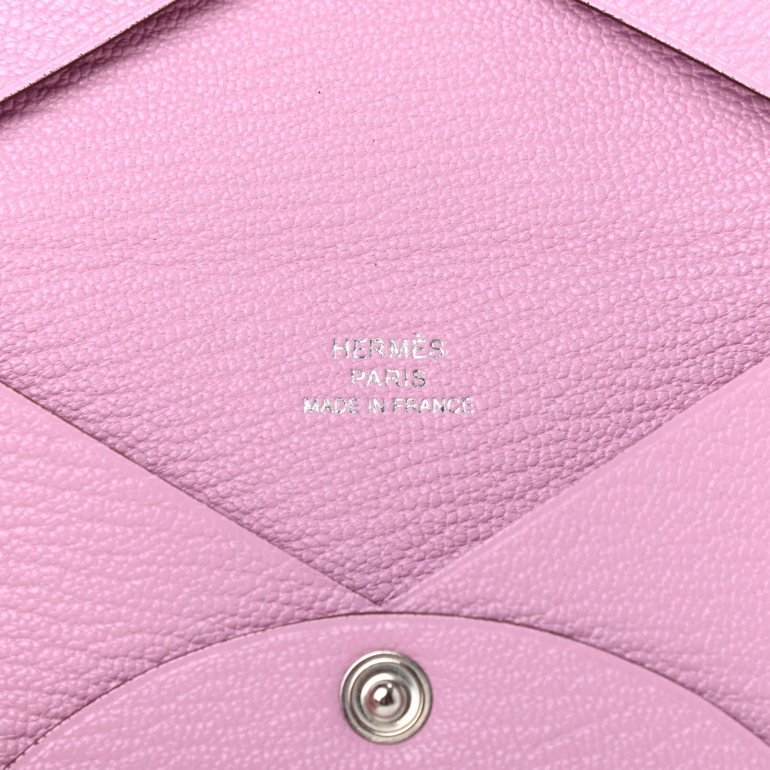 Hermes Chevre Mysore Calvi Card Case Mauve Sylvestre 6 of 7