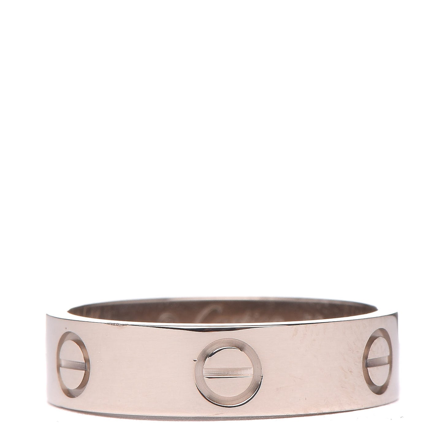 18K White Gold 5.5mm LOVE Ring 59 8.75