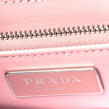 Prada Re-Nylon Spazzolato Double Pocket Buckle Shoulder Bag Alabastro 6 of 12