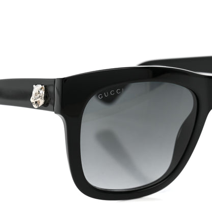 Gucci Acetate Square Frame Sunglasses GG0032S Black 7 of 7