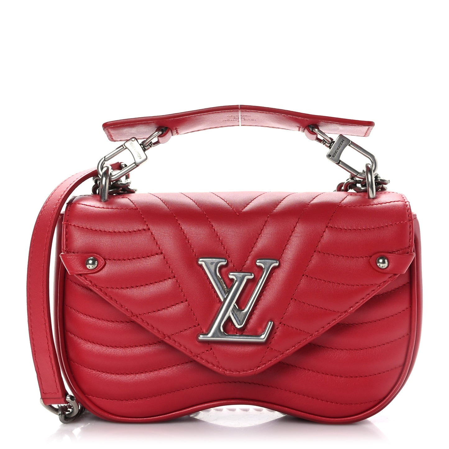 Calfskin New Wave Chain PM Scarlet