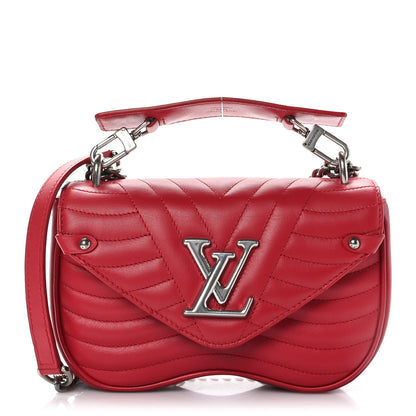 Louis Vuitton Calfskin New Wave Chain PM Scarlet 1 of 9