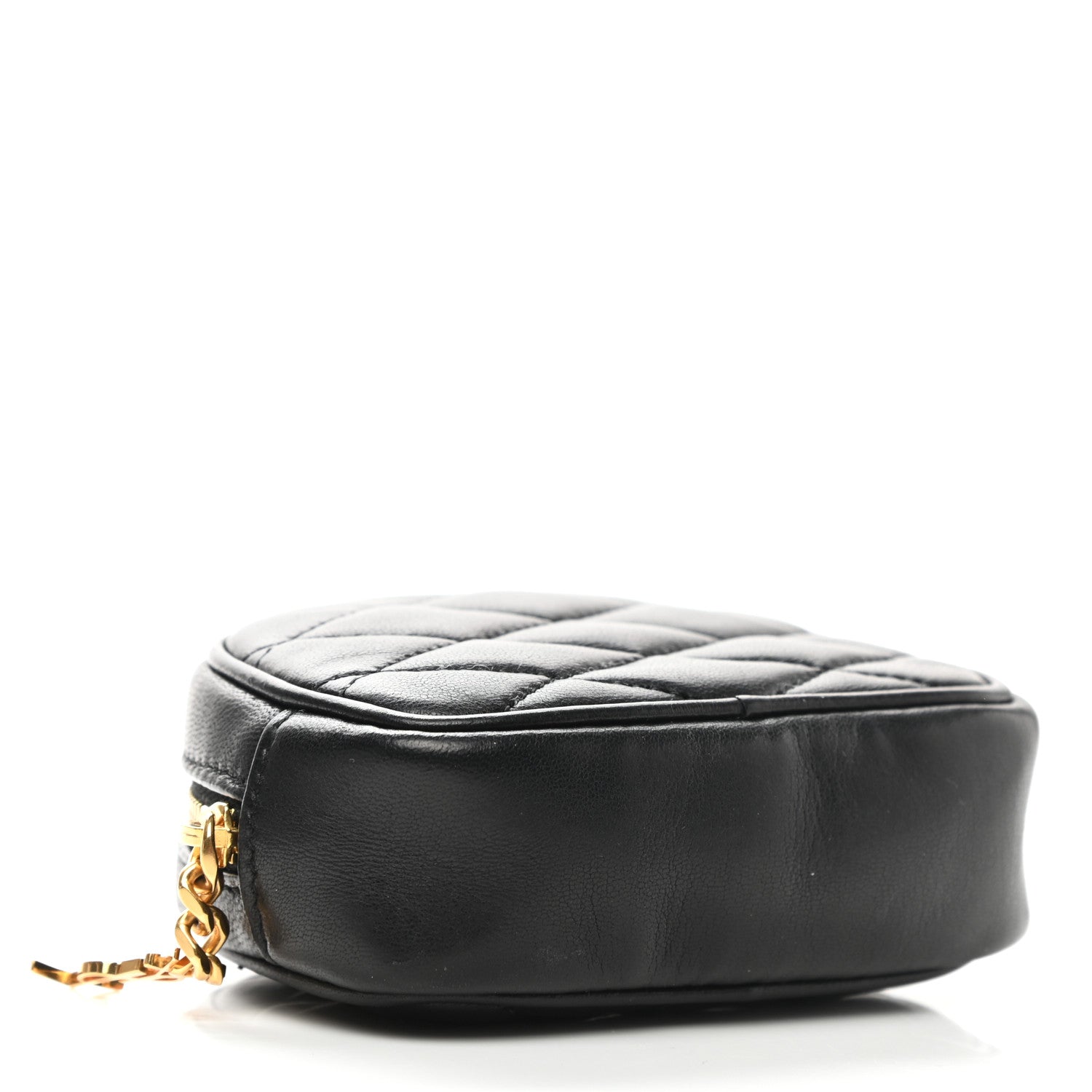 Saint Laurent Lambskin Quilted Lolita Cosmetic Pouch Black 4 of 8