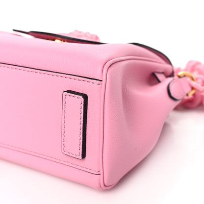 Versace Grained Calfskin Small La Medusa Top Handle Bag Pink 8 of 8