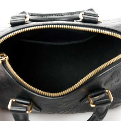 Louis Vuitton Empreinte Monogram Giant Speedy Bandouliere 20 Black 5 of 9