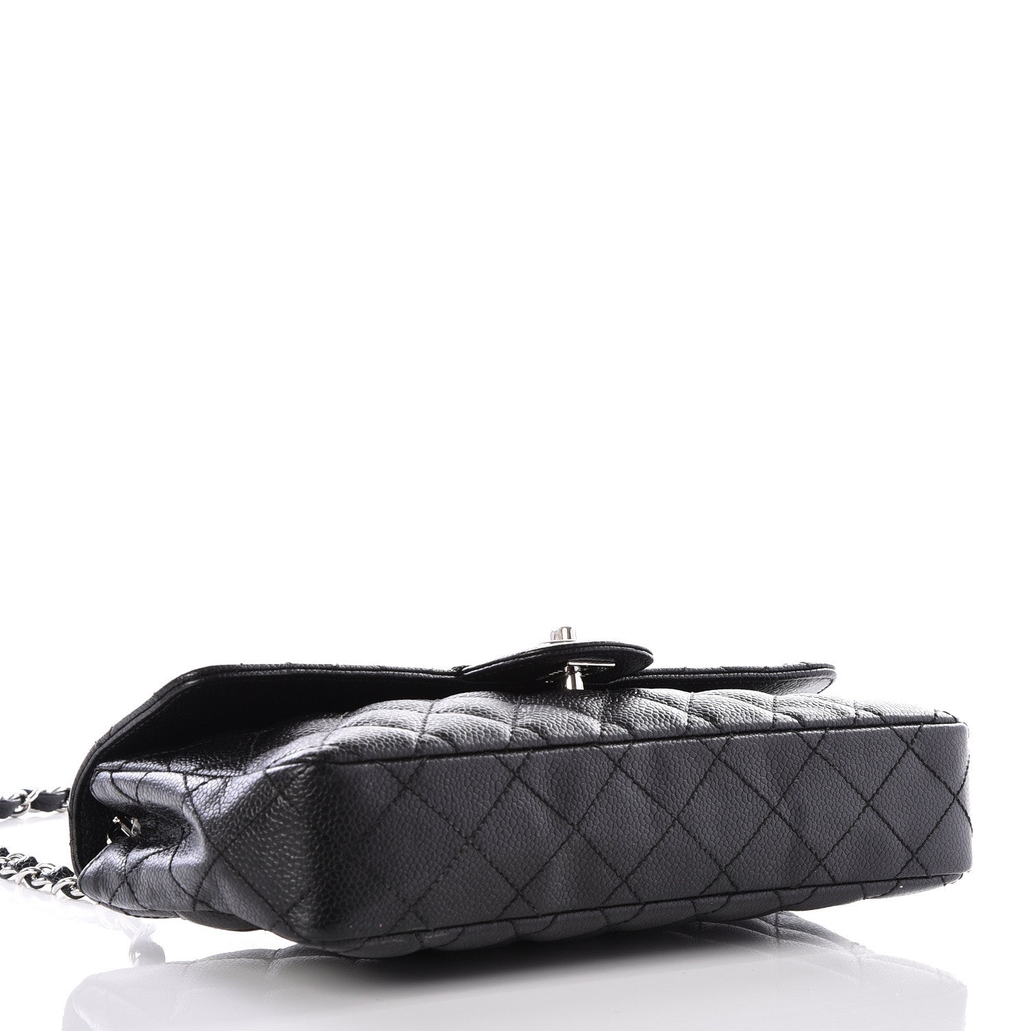 Chanel Caviar Quilted East West Flap Black 3 of 9