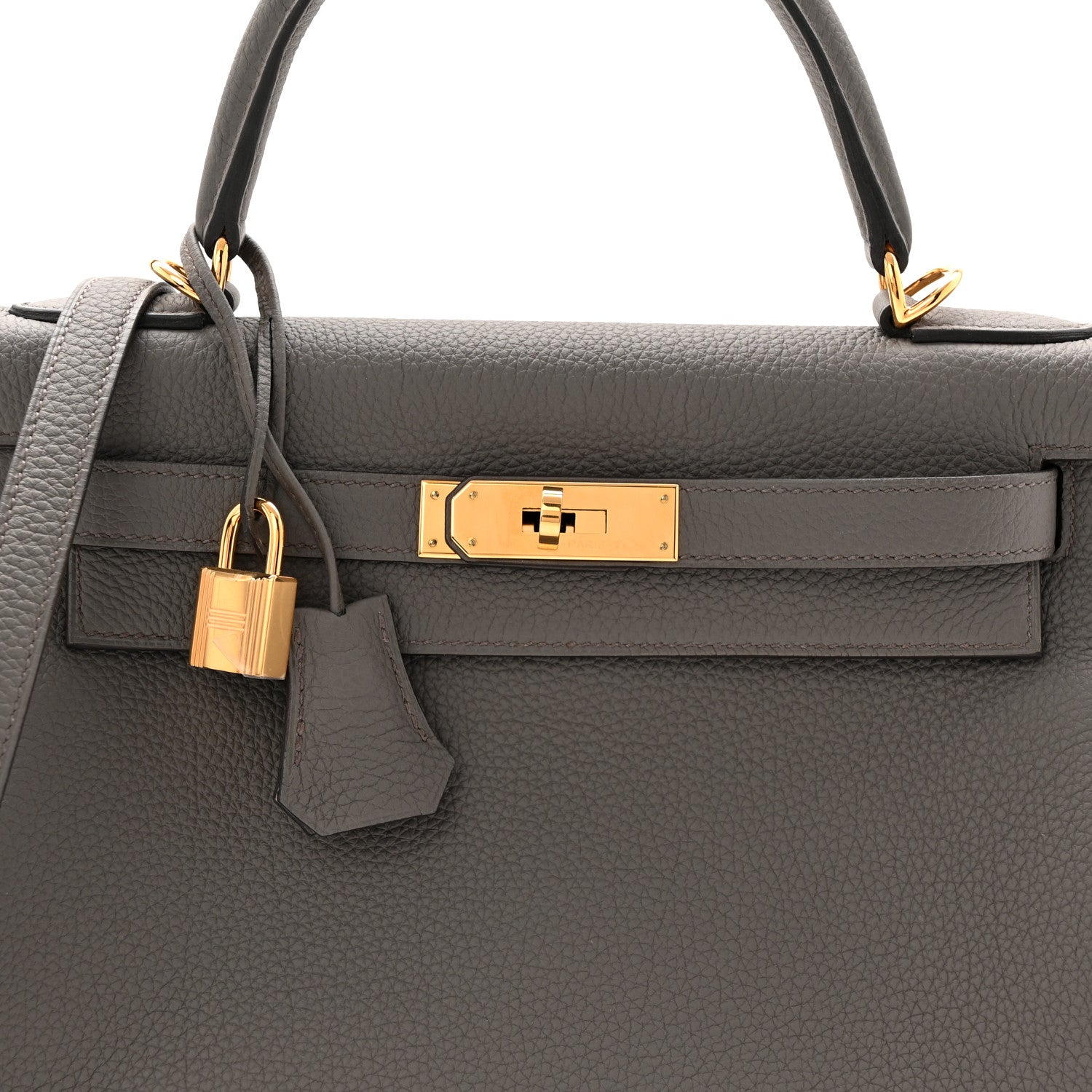 Hermes Togo Kelly Retourne 28 Etain 8 of 10