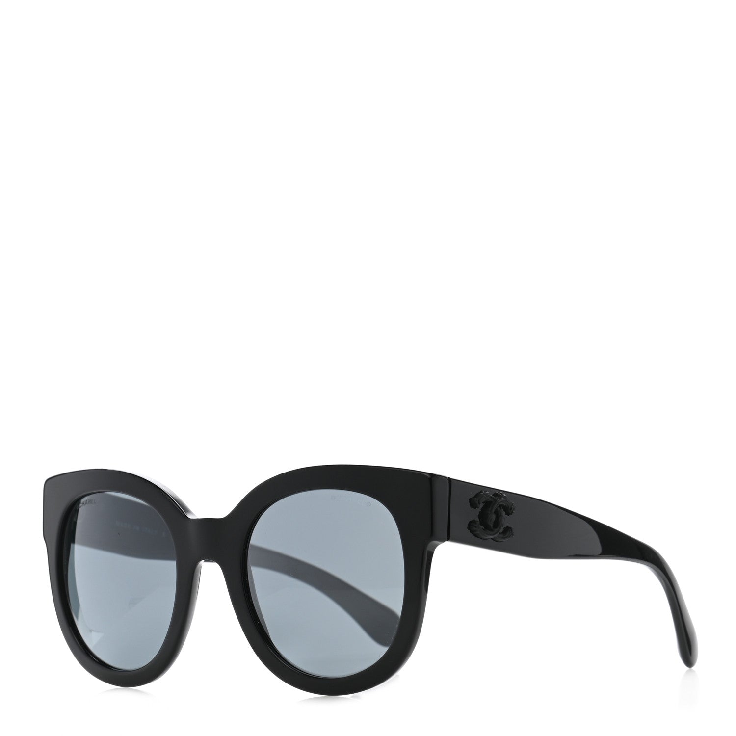 Chanel Acetate Butterfly Signature CC Sunglasses 5358 Black 1 of 8