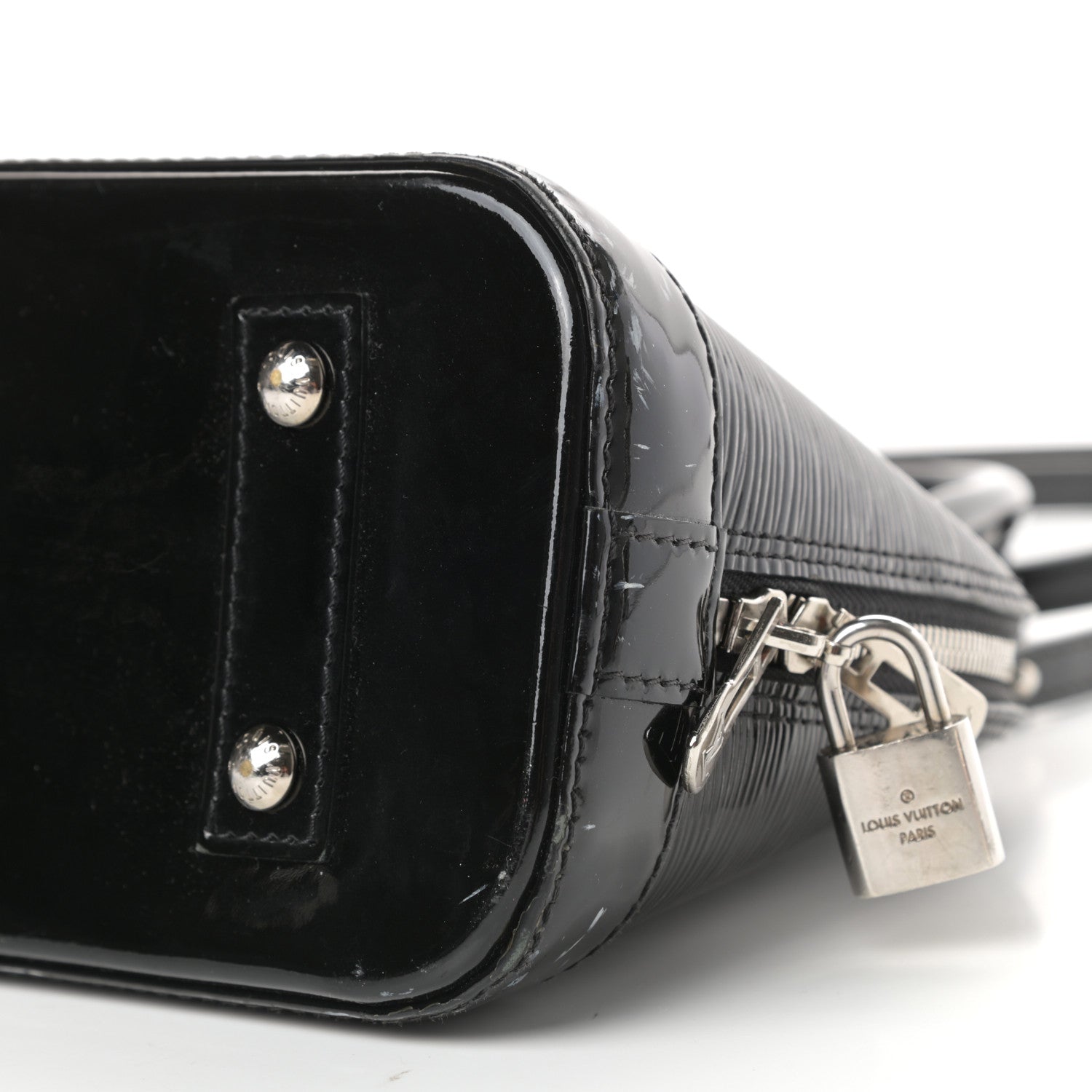 Louis Vuitton Epi Electric Alma BB Black 10 of 11