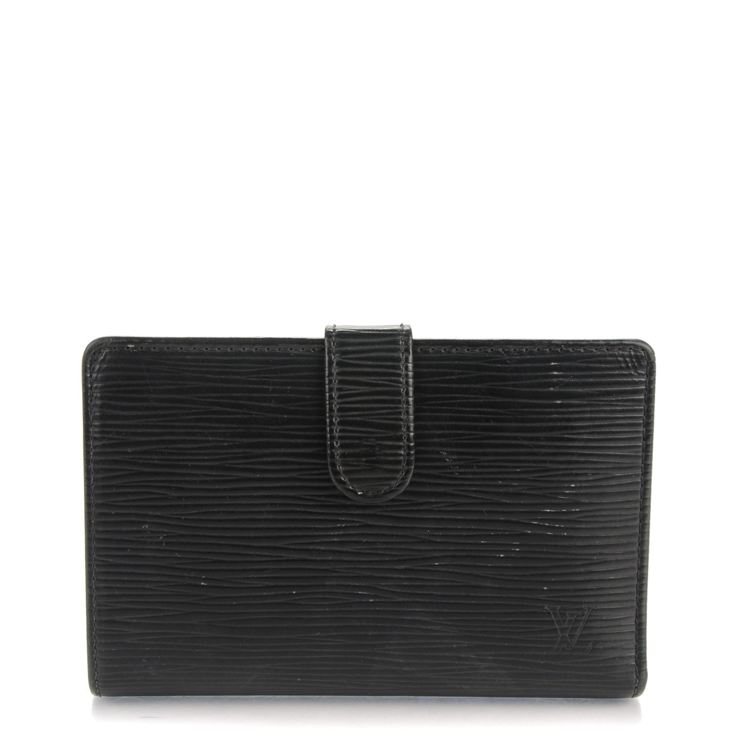 Louis Vuitton Epi French Purse Wallet Black 1 of 8