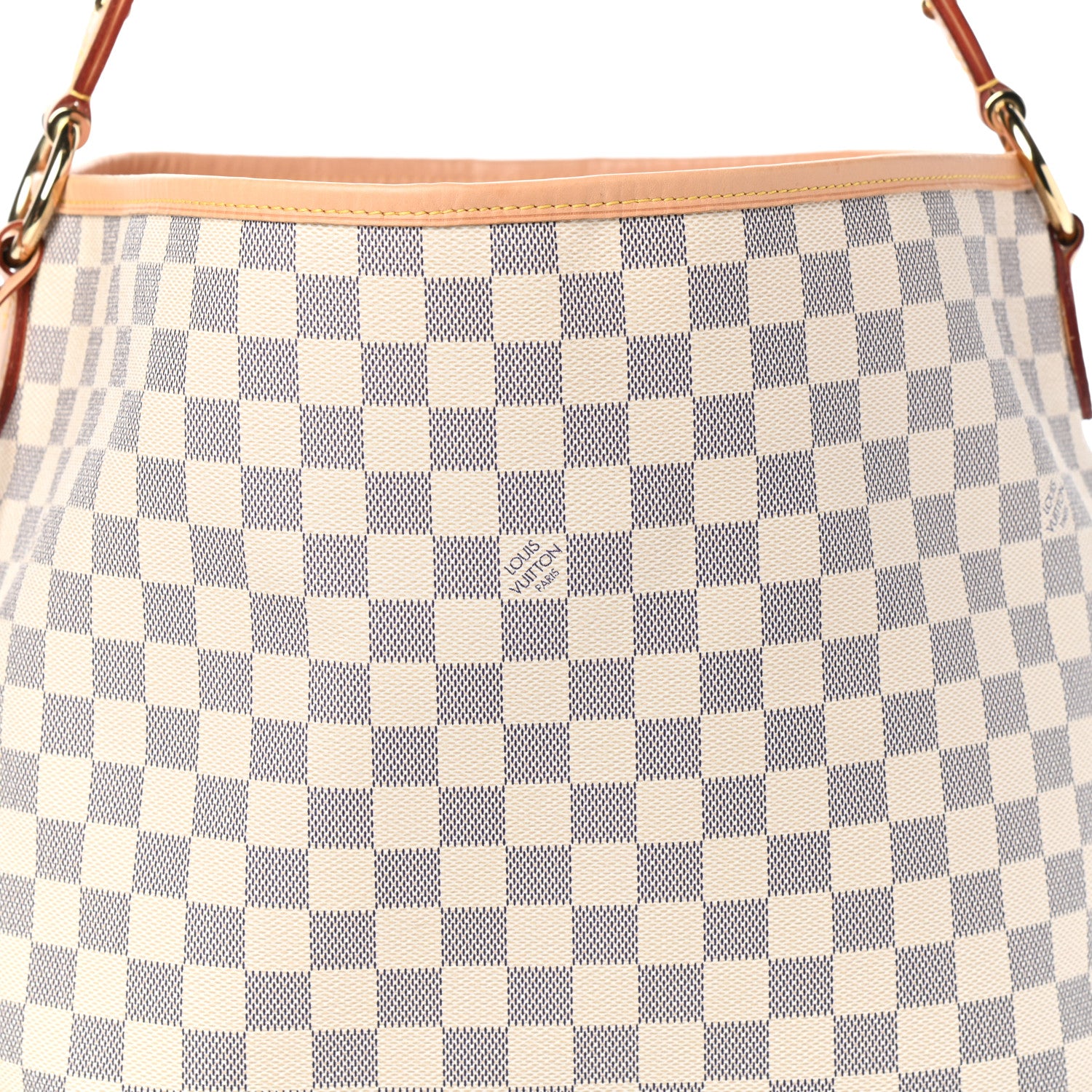 Louis Vuitton Damier Azur Delightful MM Rose Ballerine 7 of 9