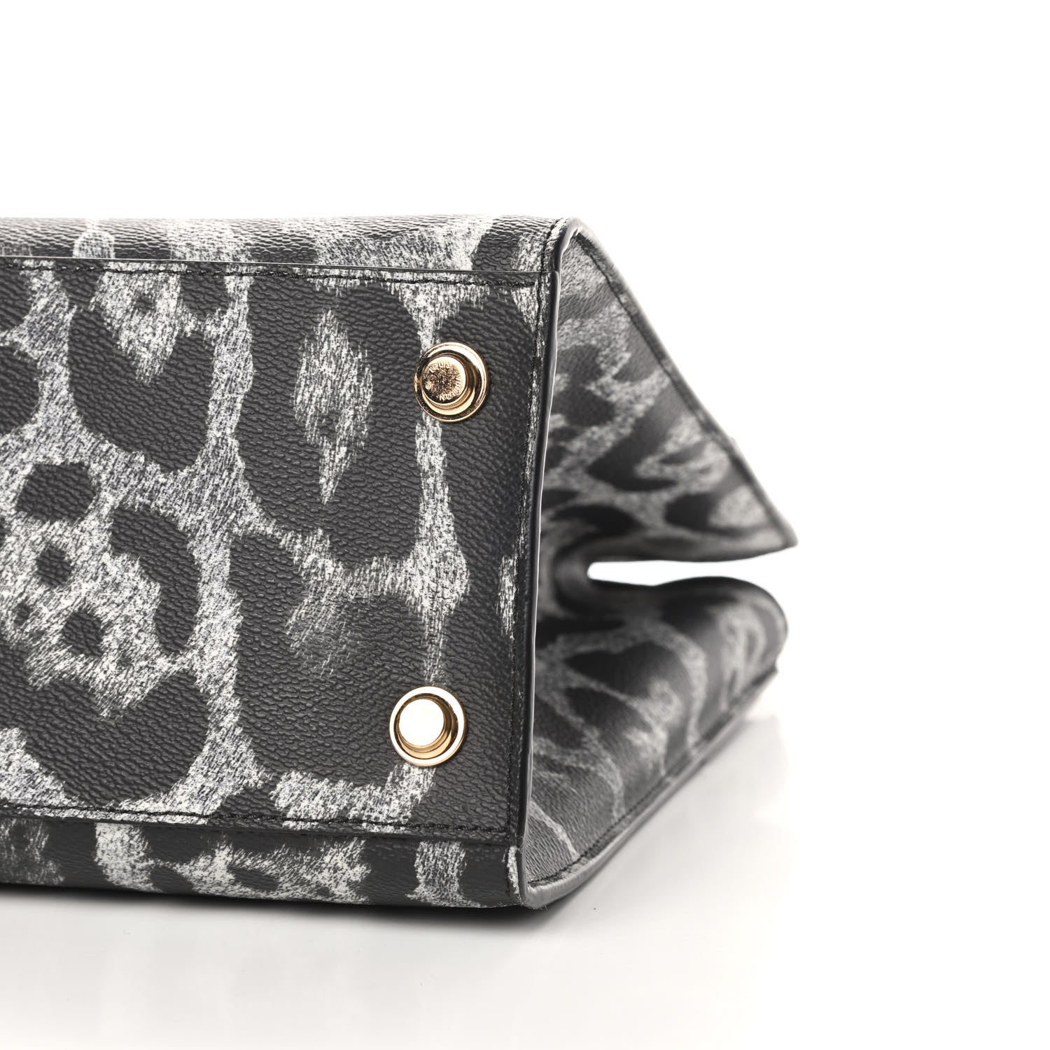 Louis Vuitton Canvas Calfskin Wild Animal Print City Steamer MM Black 10 of 11