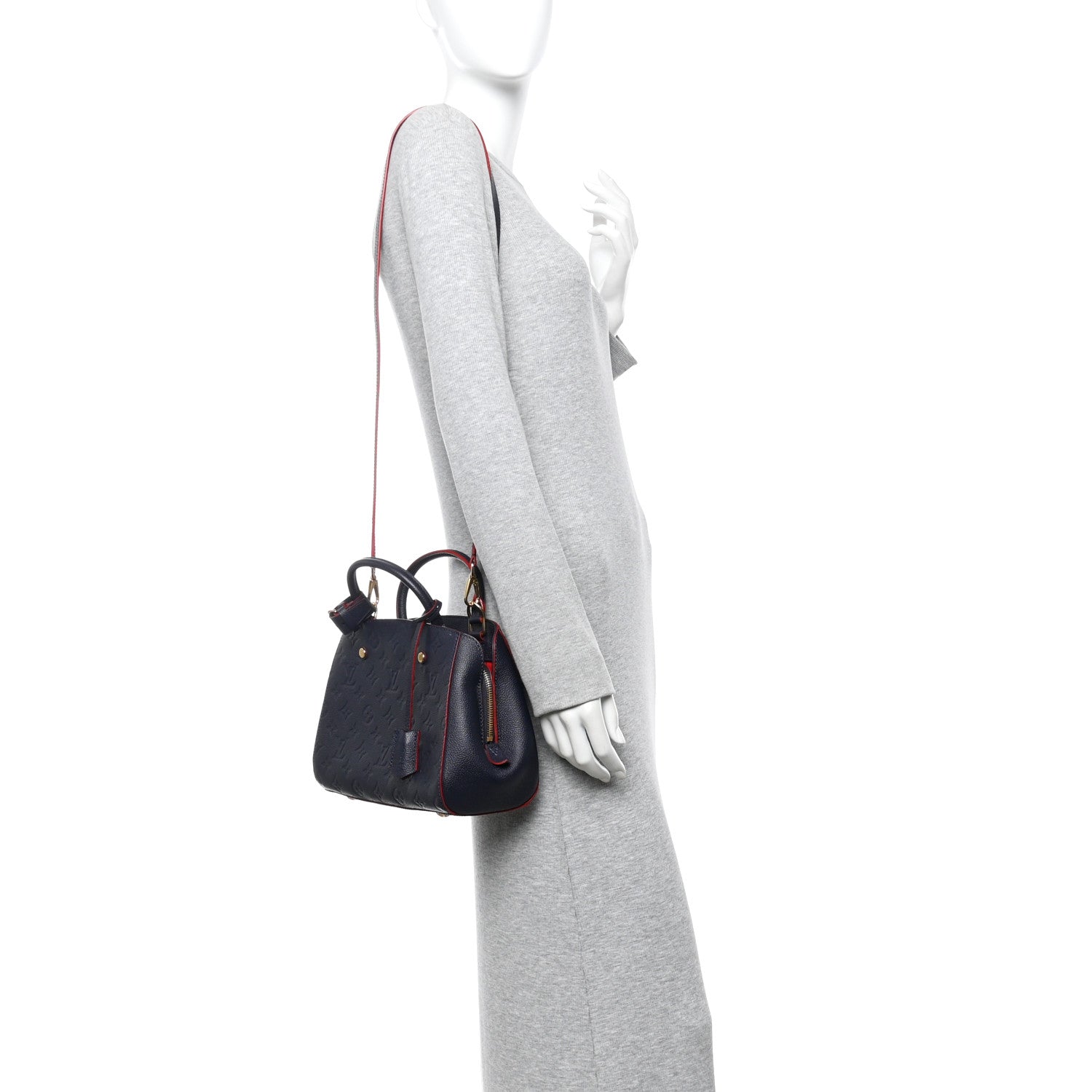 Louis Vuitton Empreinte Montaigne BB Marine Rouge 2 of 13