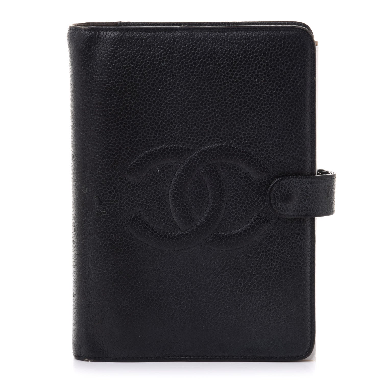 Chanel Caviar Timeless CC Ring Agenda Planner Black 1 of 8