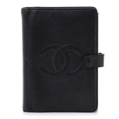 Chanel Caviar Timeless CC Ring Agenda Planner Black 1 of 8