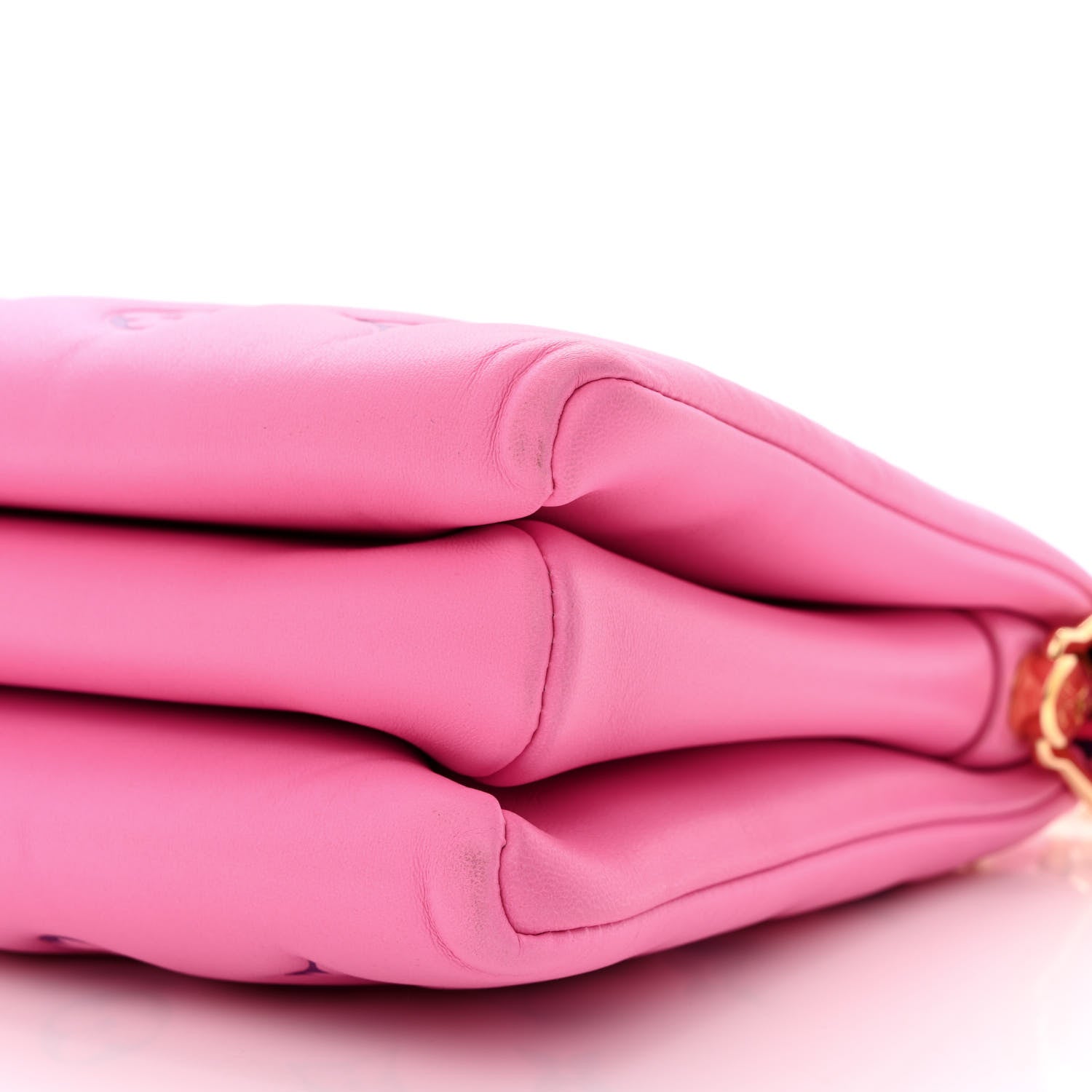 Louis Vuitton Lambskin Embossed Monogram Vuittamins Coussin PM Rose Violet 11 of 12