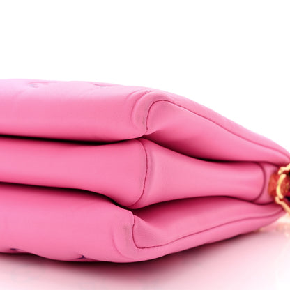 Louis Vuitton Lambskin Embossed Monogram Vuittamins Coussin PM Rose Violet 11 of 12