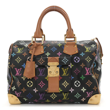 Louis Vuitton Monogram Multicolor Speedy 30 Black 1 of 10