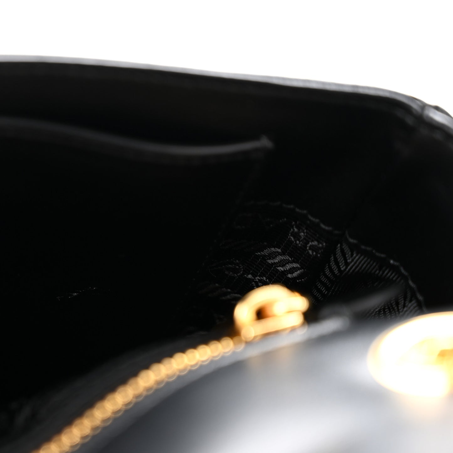 Saffiano Flap Shoulder Bag Black