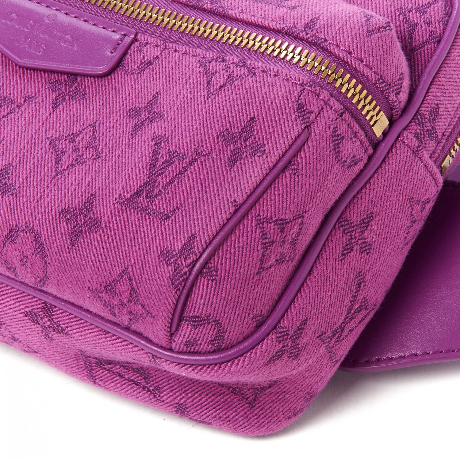 Louis Vuitton Denim Monogram Outdoor Bumbag Purple 4 of 7