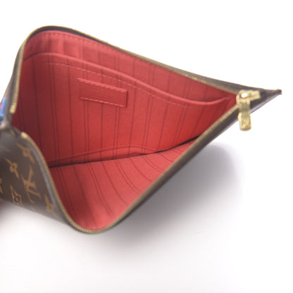 Louis Vuitton Monogram Totem Neverfull MM GM Pochette Flamingo 5 of 6