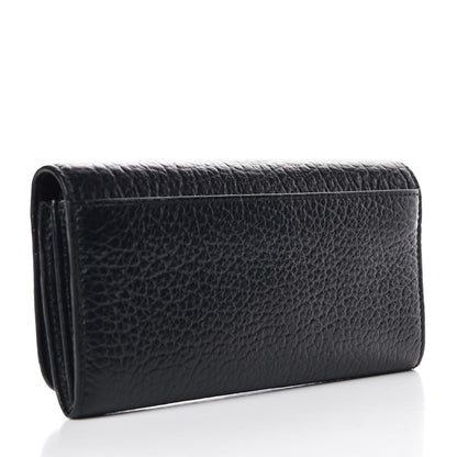 Burberry Heritage Grain Penrose Continental Wallet Black 3 of 8