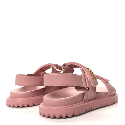 Christian Dior Lambskin Dioract 10mm Sandals 39.5 Pink 4 of 8
