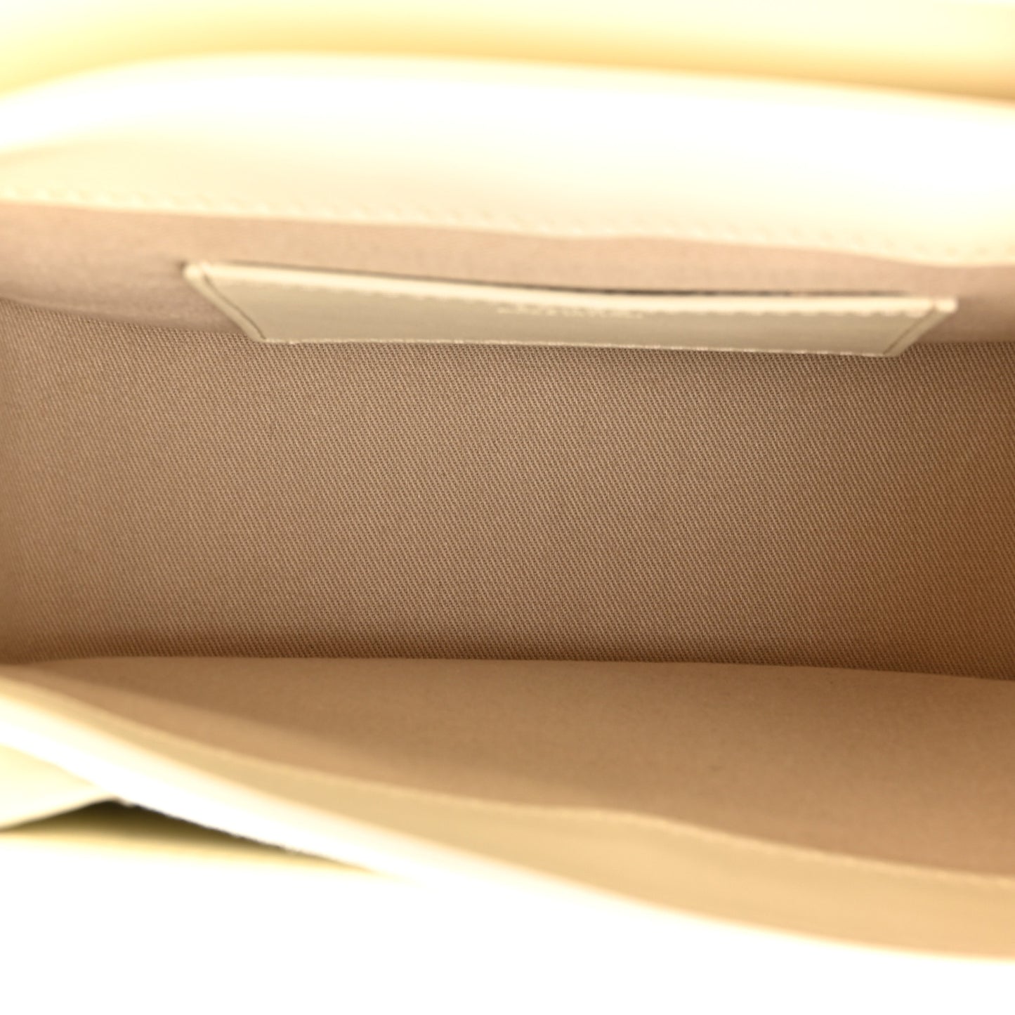 Calfskin Small Tess Bag Natural White