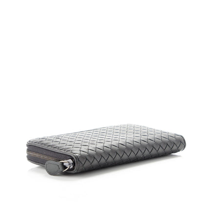 Bottega Veneta Nappa Intrecciato Zip Around Wallet Black 4 of 8