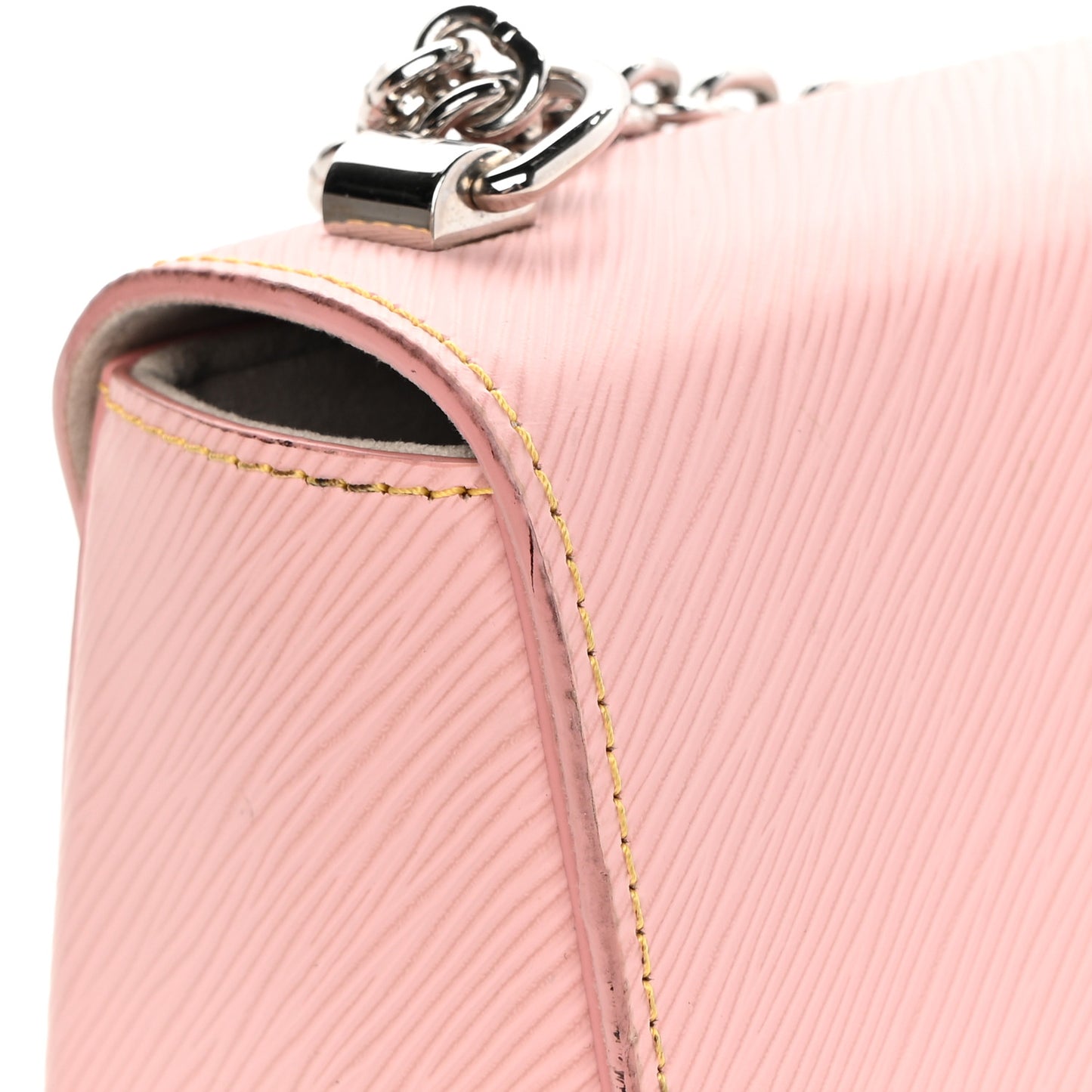 Epi Twist Shoulder Bag MM Rose Ballerine