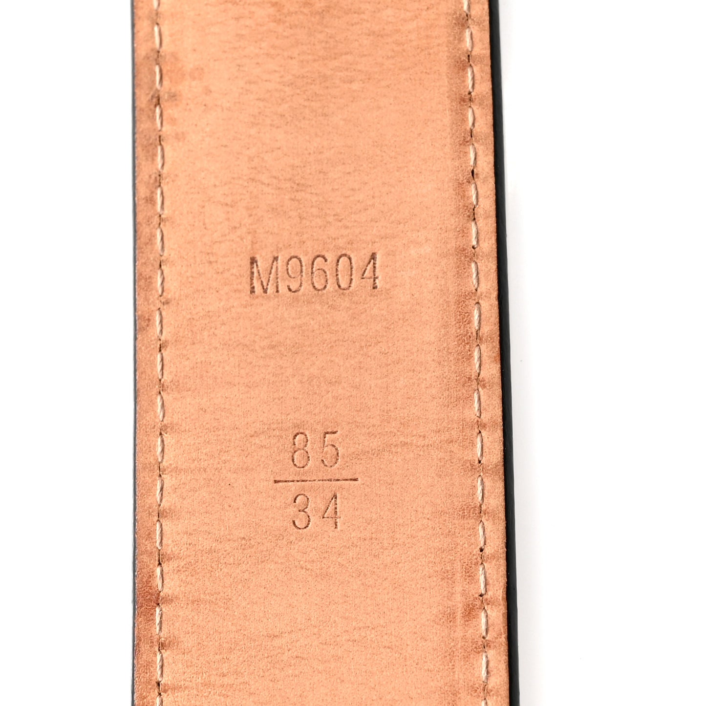 Epi 30mm LV Initiales Belt 85 34 Black