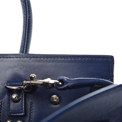 Saint Laurent Grained Calfskin Baby Sac De Jour Marine 8 of 9