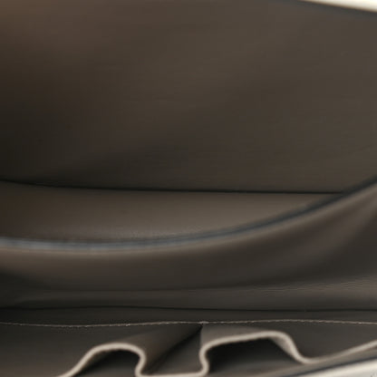 Celine Spazzolato Calfskin Medium Classic Box Flap Bag Quartz 5 of 14